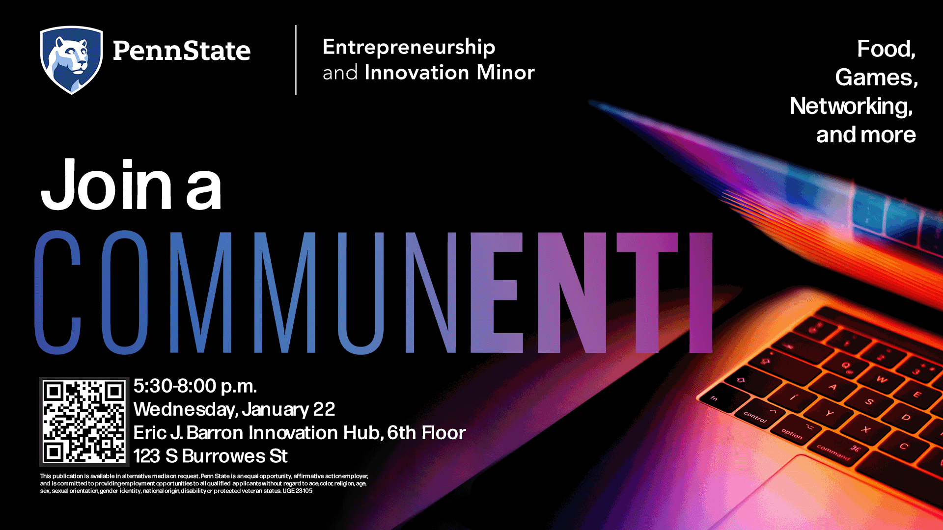 CommunENTI Event Flyer